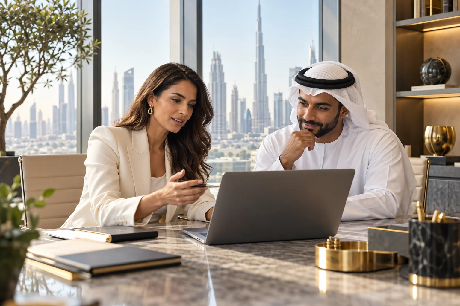 A professional HR consulting discussion